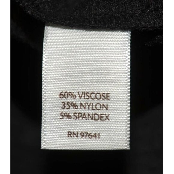 J. Jill Pencil Skirt Dark Gray Ponte Stretch Knit Straight Pull-On Women's L - Picture 5 of 6